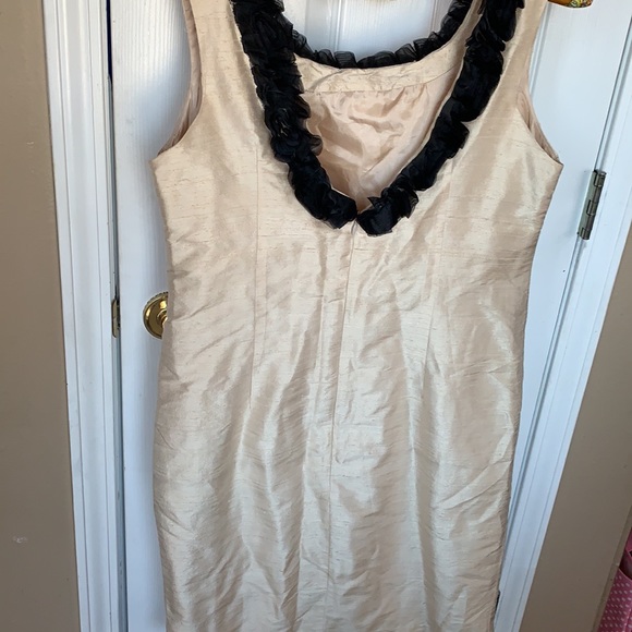 Karen Warren Silk Dress BEAUTIFUL sz 12 - Picture 3 of 10